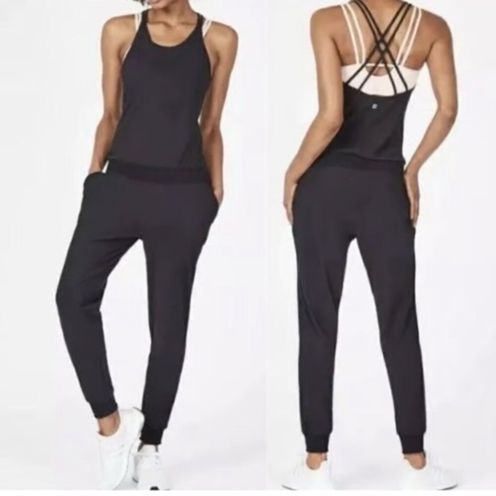 Sweaty Betty Black Track Pants & Jumpsuit